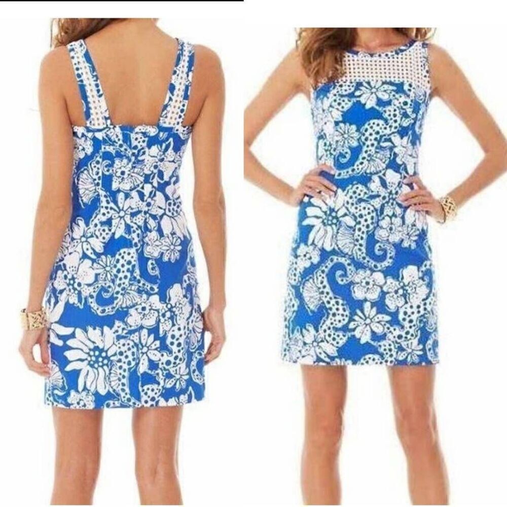 Lilly Pulitzer Marianne Floral Shift Dress 8